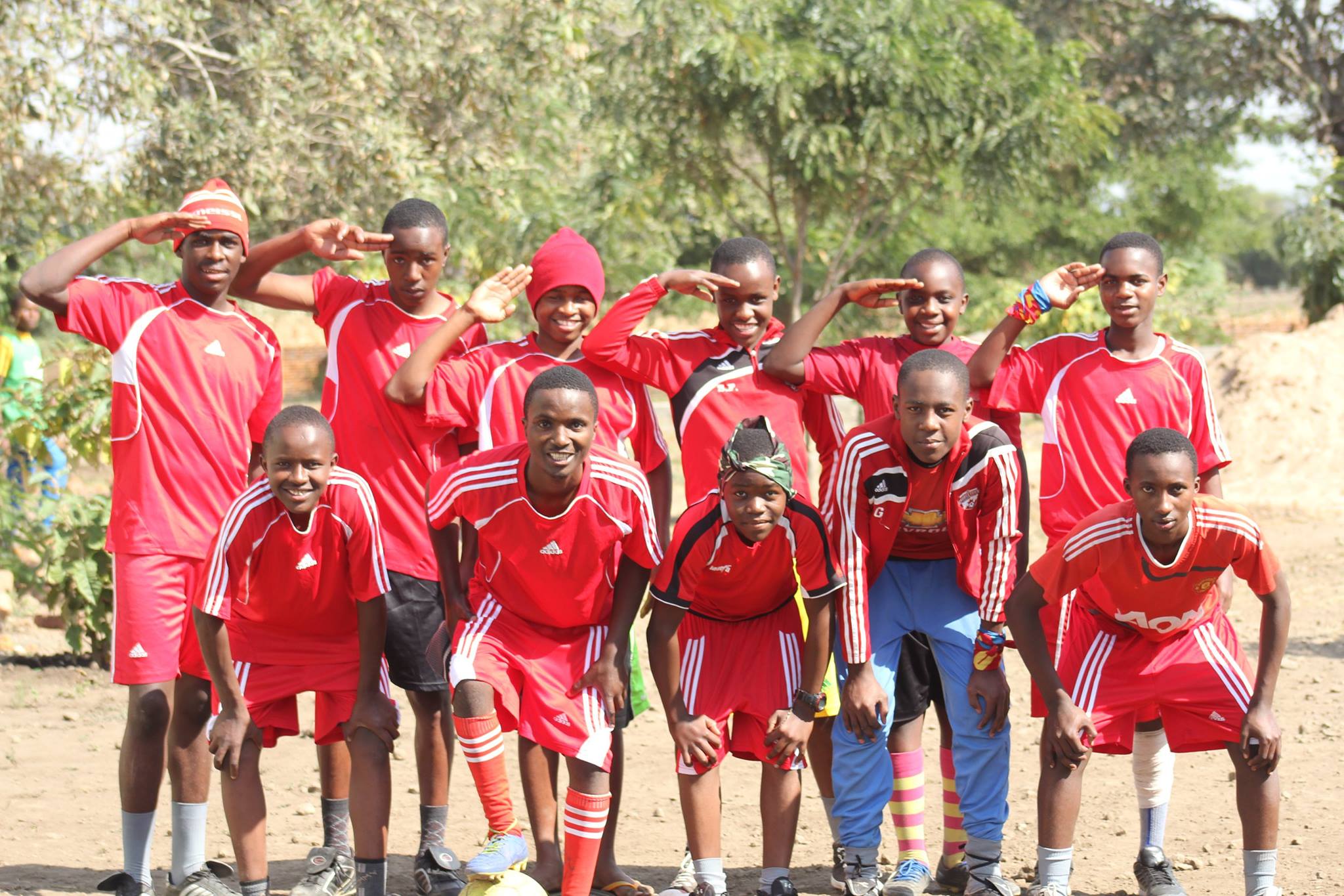Soccer Team at Haradali Winners Secondary
